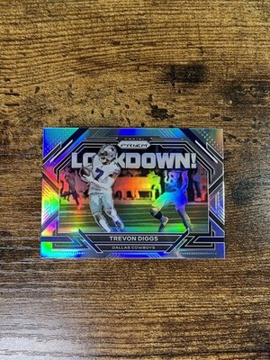 2022 Prizm Trevon Diggs #L-18 Lockdown Silver Refractor