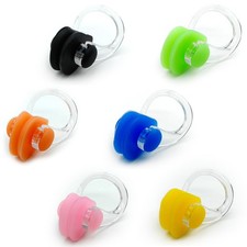 6 Colors Swimming Nose Clips for Kids Age 7 Adults, Waterproof Silicone Sw...