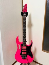 Ibanez JEMJRSP-PK Steve Vai Chitarra Elettrica Rosa HSH 24-Fret Tremolo
