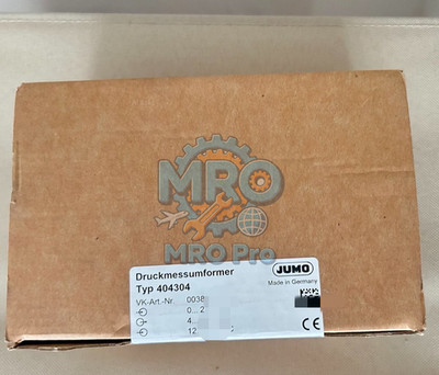 JUMO 404304 Brand New Product Pressure Transmitter DHL Shipping