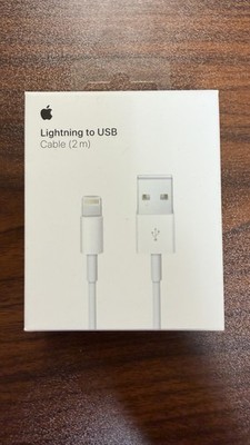 Apple 2m Lightning to USB Charge Sync Cable - White