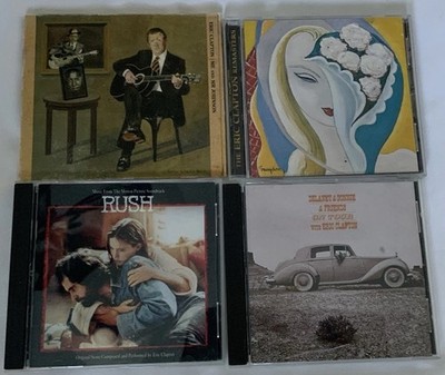 4 Eric Clapton CD s Layla, Delaney & Bonnie On Tour, Me & Mr Johnson, Rush