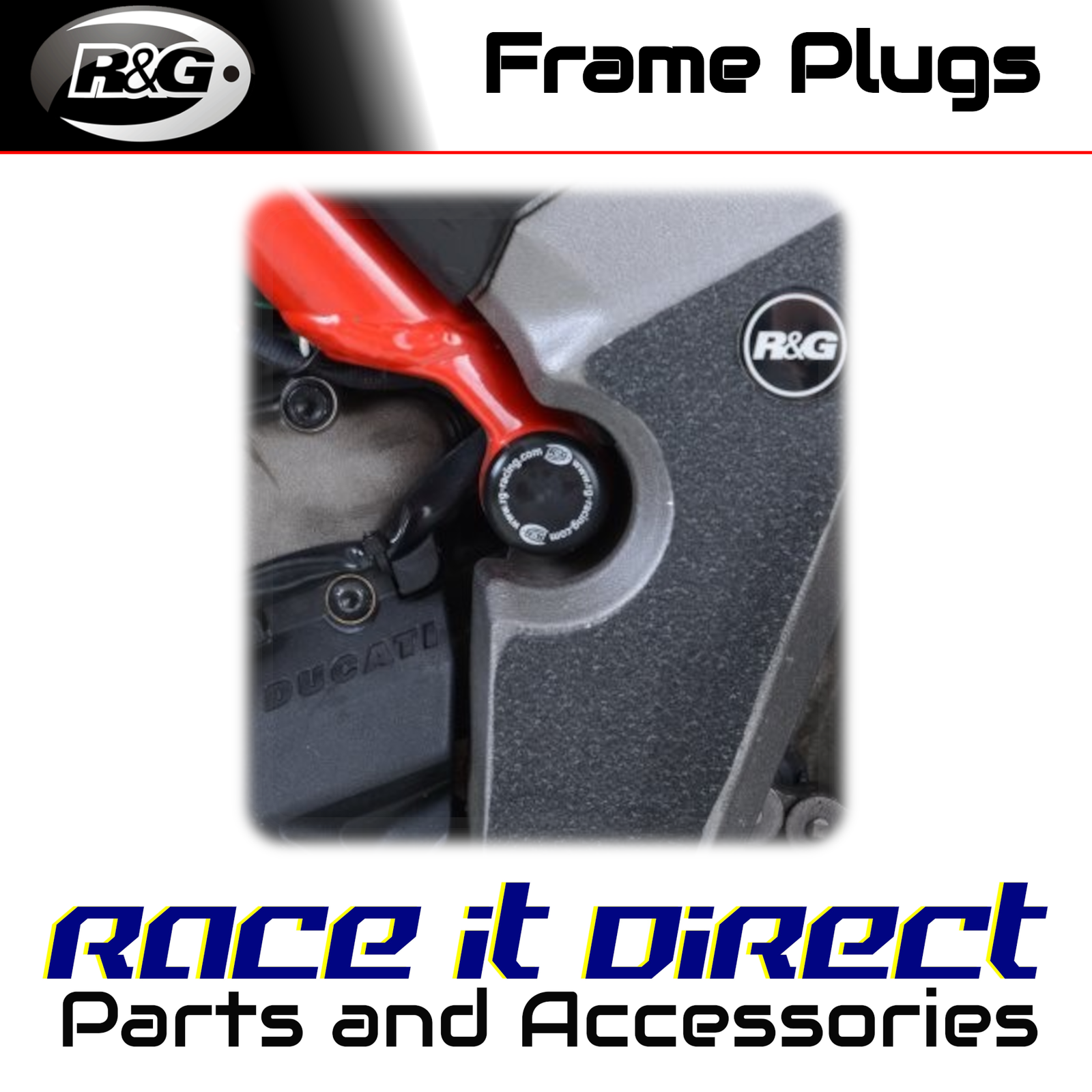 Frame Plugs for Ducati Multistrada V2 2022-2024 R&G