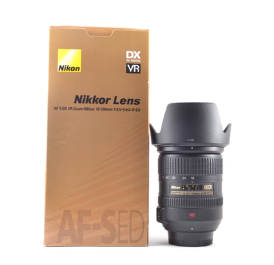 Open Box】Nikon AF-S NIKKOR 18-200mm f/3.5-5.6G VR Zoom Lens from