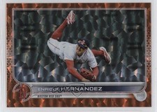 2022 Topps Series 1 Orange Foil 52/299 Enrique Hernandez #90 13kb
