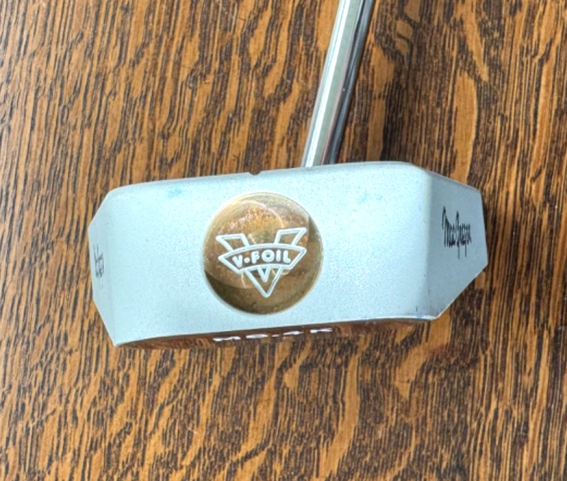 LH MacGregor M6.4K Bobby Grace V Foil Mallet Putter/No Grip 35"  *Near Mint* - Image 4 of 4