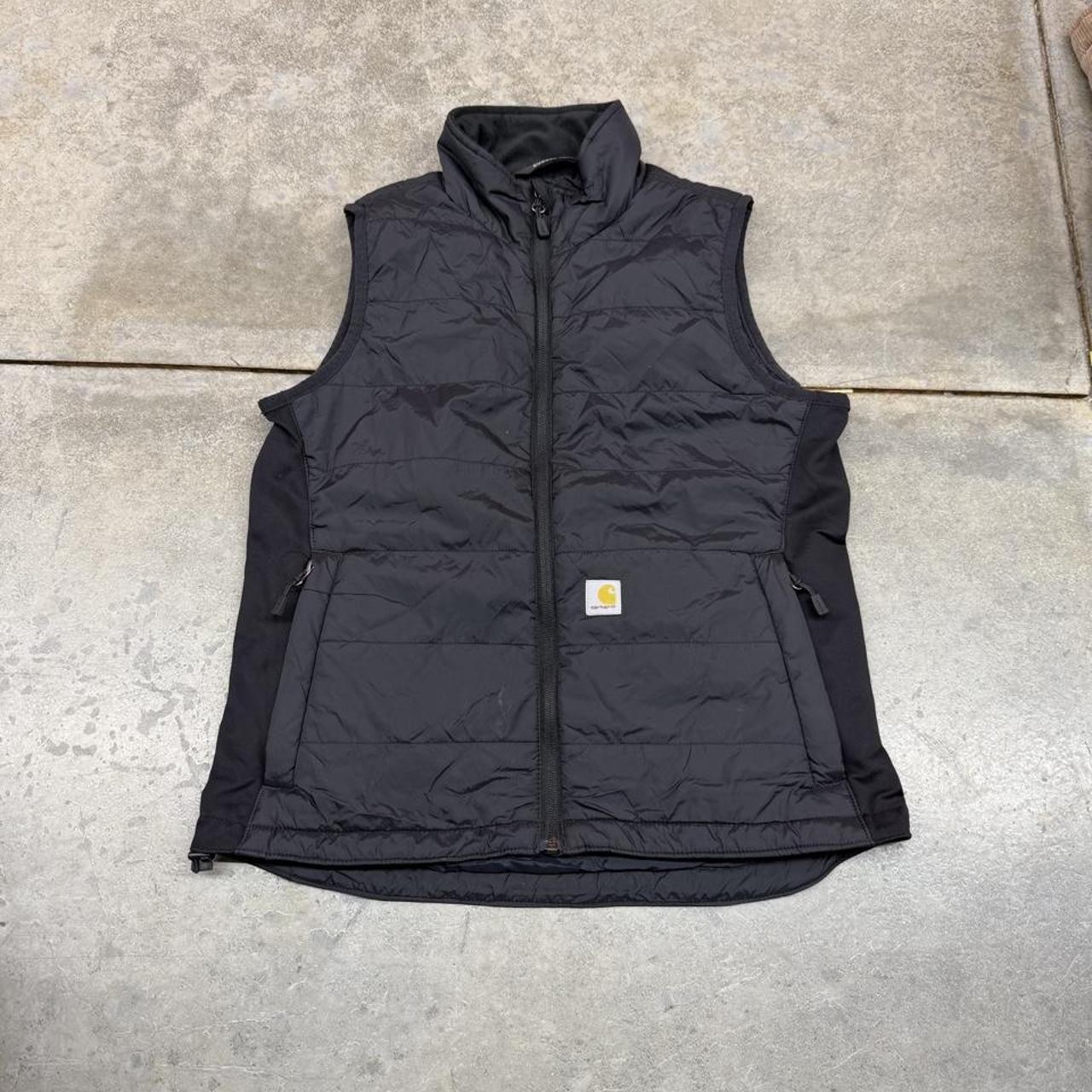 Carhartt, vintage carhartt rain defender relaxed fit puffer vest size small WOMENS