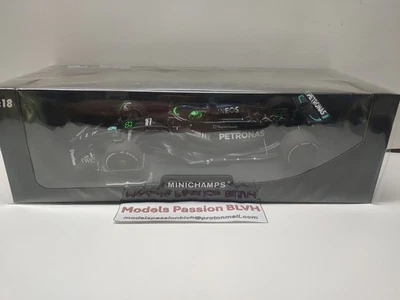 Mercedes W14 Russell Bahrain GP 2023 1:18 Minichamps - Photo 1/4