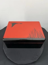 🟠 Art Deco Cigar Copper Lined Humidor DuPont DUCO Lacquer ~1920’s Woodbury CT