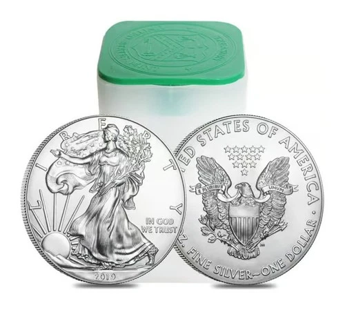 Roll of 20 - 2019 $1 American Silver Eagle 1 oz (BU) / U.S. Mint "Sealed"