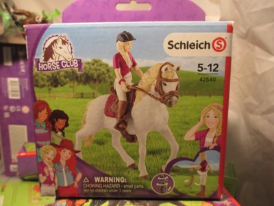 NEW SCHLEICH Horse Club Sofia & Blossom Play Set White Horse Rider #42540 NEW