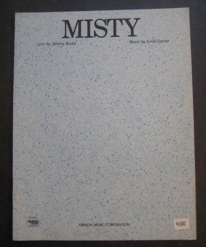 Misty von Johnny Burke und Erroll Garner Noten