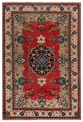 Ardebil Tappeto Persiano Annodato a Mano 336 x 235 cm-Nomadic, Oriente, Tappeto, - Picture 1 of 13