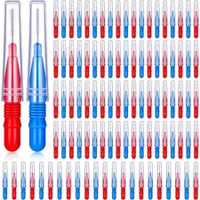 100 Pcs Braces Dental Brush Flosser for Cleaner Interdental Brush Toothpick D...