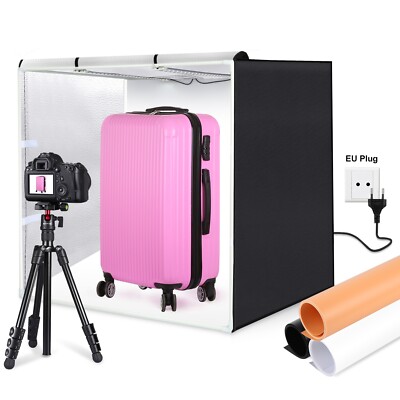 PULUZ 80cm Fotostudio Lichtbox 80W White Light Fotografie Shooting Zelt mit 