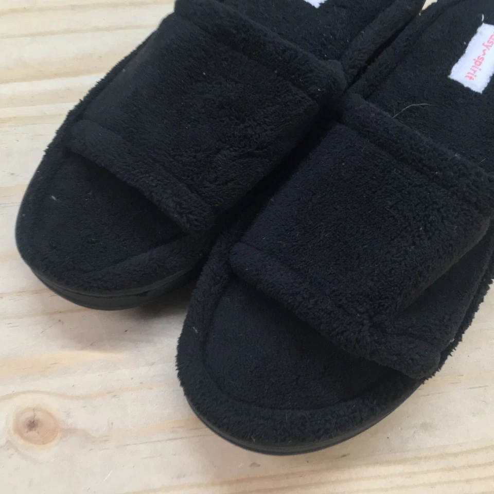 Sandalias Easy Spirit para mujer 8-9 plataforma deslizables negras imitación piel punta abierta informales Foto 4 de 4