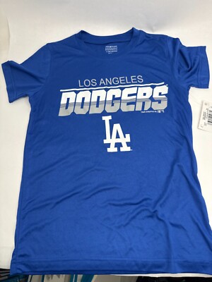 Team Athletics LA Dodgers Baseball Tshirt MLB Kids Medium M Blue 2019