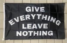 Motivational Flag Free Ship Give Everything Leave Nothing Gym USA 3x5' Banner