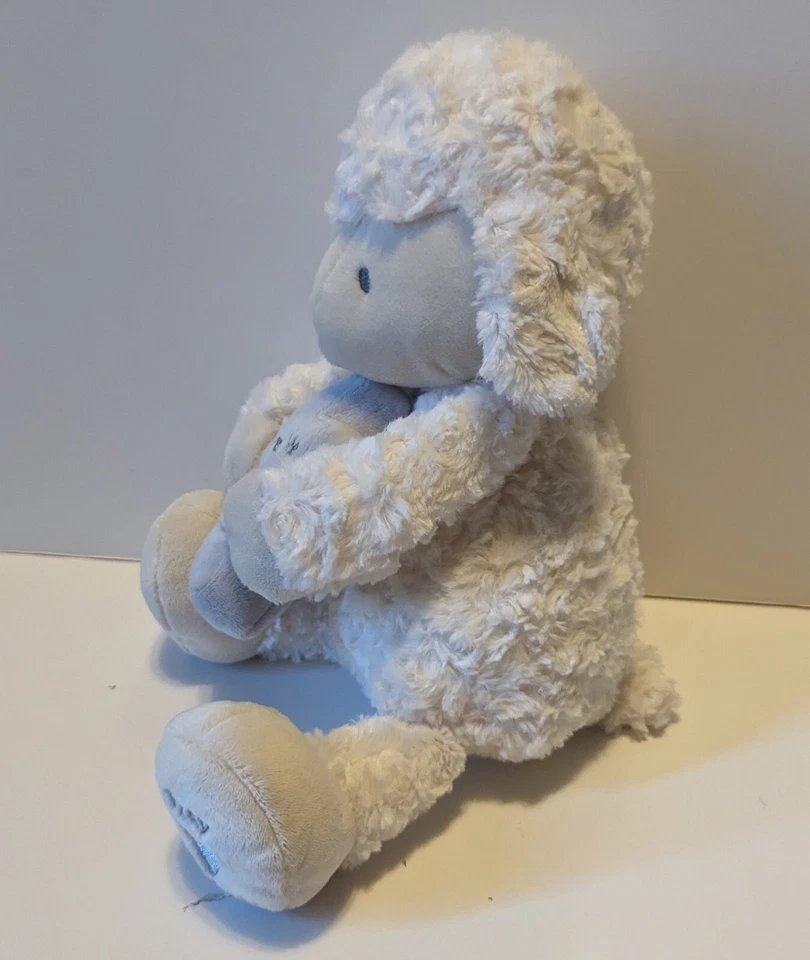 Peluche Demdaco Blanco Ora Conmigo Cordero Ahora Me Acuesto A Dormir Jesús - Funciona Foto 4 de 4