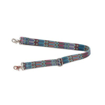 Myra Geometric Vista Accessory Strap In Blue