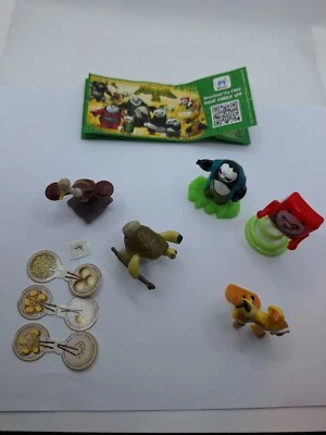 Ü-Eier Kung Fu Panda 3 2016 - 5 Figuren + 5 Beipackzettel BPZ  - Bild 1 von 4