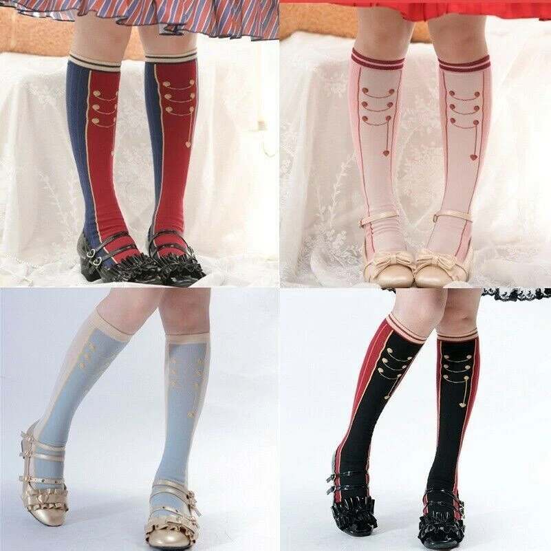 LEG AVENUE - COLLANT A RIGHE BIANCO/ROSSO