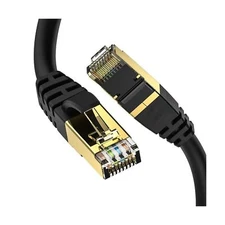 Cat8 Ethernet Cable, Outdoor&Indoor, 50FT High Speed 26AWG Cat8 LAN Network C...