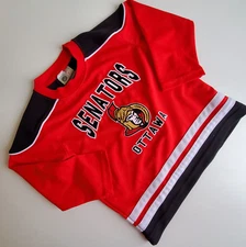 OTTAWA SENATORS Hockey Jersey Boy's Size 3X Mighty Mac Sports