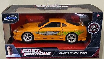 Jada Fast & Furious Brian's Toyota Supra Orange 1/32 die