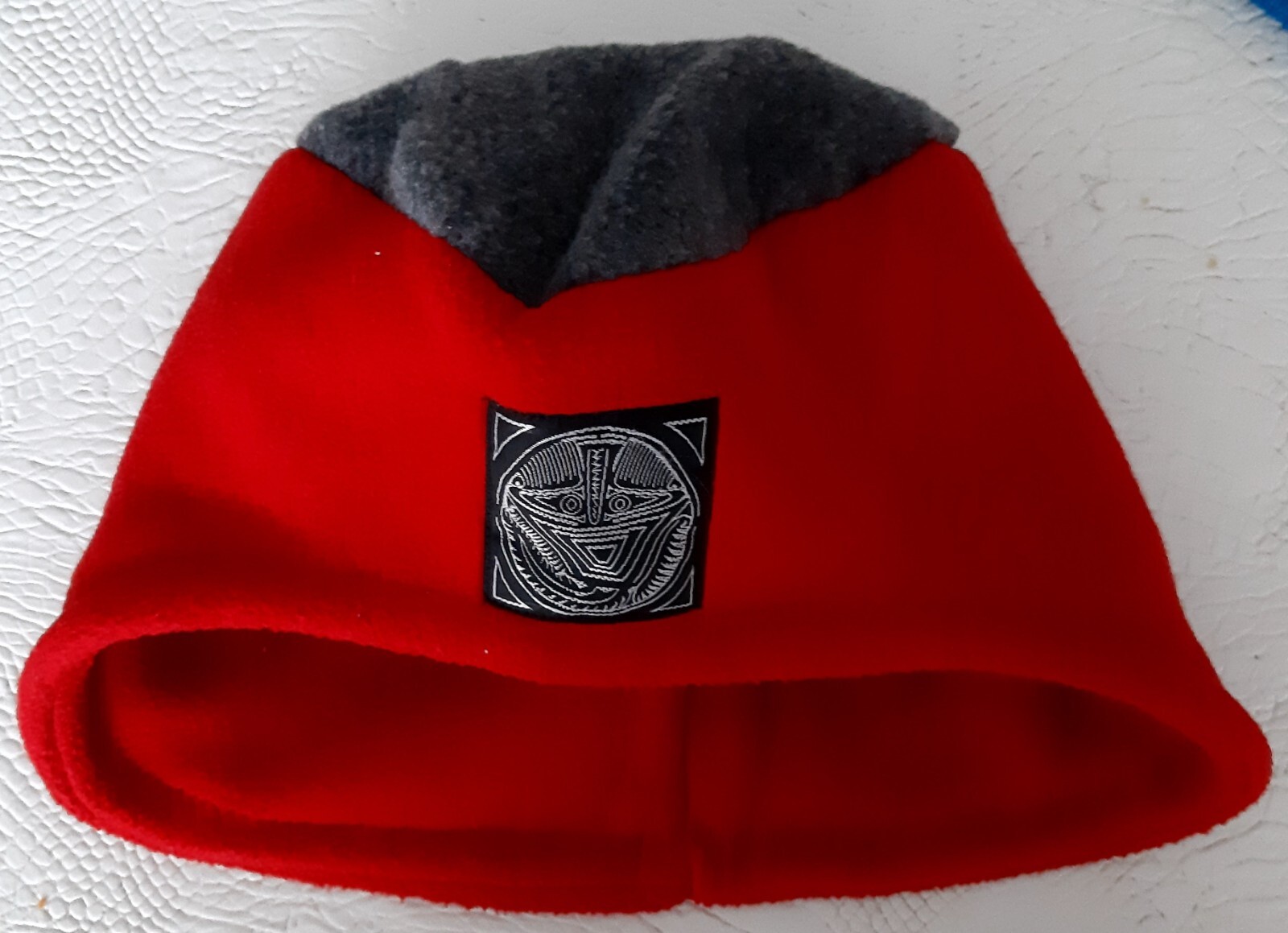 bonnet-polartec-rouge-taille-unique-ebay