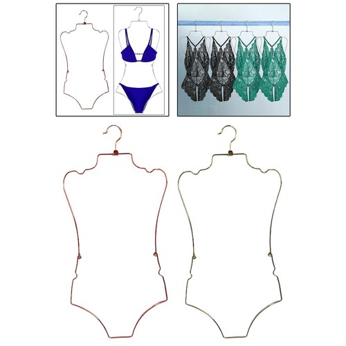 Cintre Pliable Pour Maillot De Bain Et Lingerie | Organiseur De Placard Et Présentoir élégant (Rose Gold)