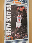 1 Vintage 1992 Michael Jordan Be Like Mike Gatorade Basketball Poster 25×17