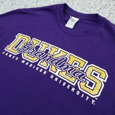 James Madison University Grandma T Shirt Womens Medium Dukes Purple NCAA