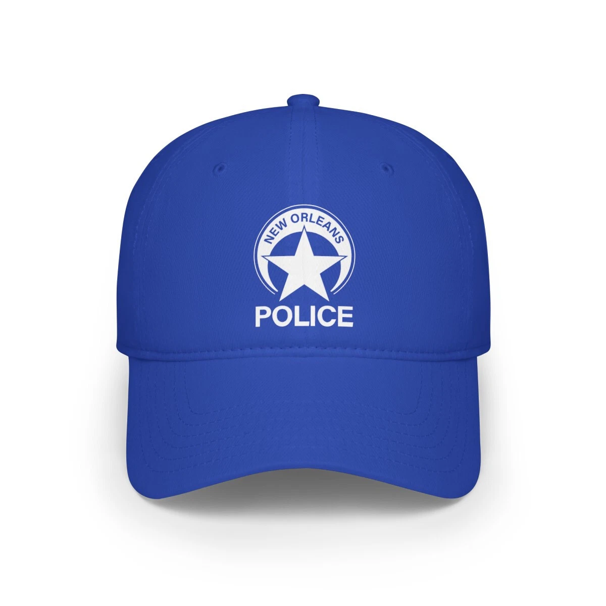 NOPD New Orleans Police Department Star Badge Low Profile Baseball Cap