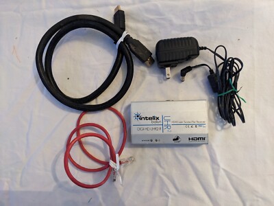 Intelix DIGI-HD-UHR2 Balun HDMI Over Twisted Pair Receiver Transmitter W/ Plug