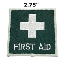 MEDIC Cross EMT Medical First Aid Embroidered Patch Hook Back Tactical Morale