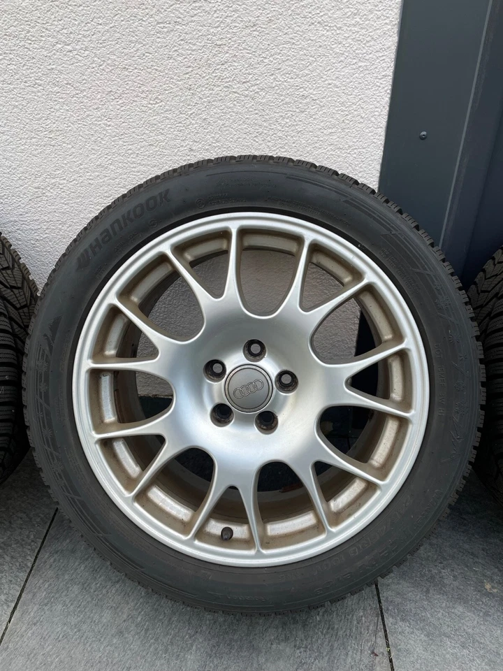Winterreifen Hankook evo3 245/45/R18 100V  Felge 8Jx18H2 ET43/8E06010225AN CH028 - Bild 3 von 4