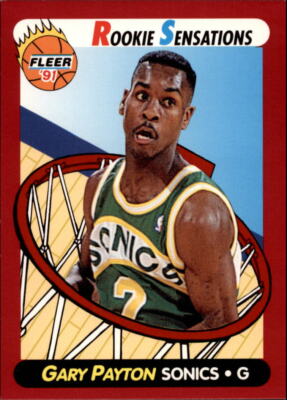 1991-92 Fleer Rookie Sensations #9 Gary Payton - NM-MT | eBay