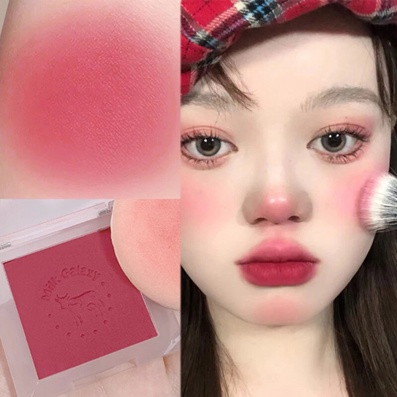 Soft Matte Blush Mini Portable Natural Blush Long-lasting Nude Blush Mini z - Image 3 of 4