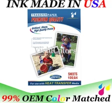 100pk Dye Sublimation Heat Transfer Paper, Premium 95% transfer rate Dye SUB ink