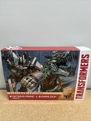 Transformers 4 AOE Platinum Edition: OPTIMUS PRIME & GRIMLOCK  By Hasbro NEW NIB
