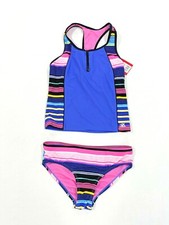 ZeroXposur Girls Two Piece Swimwear With Zipper Multicolor Size 16 00116