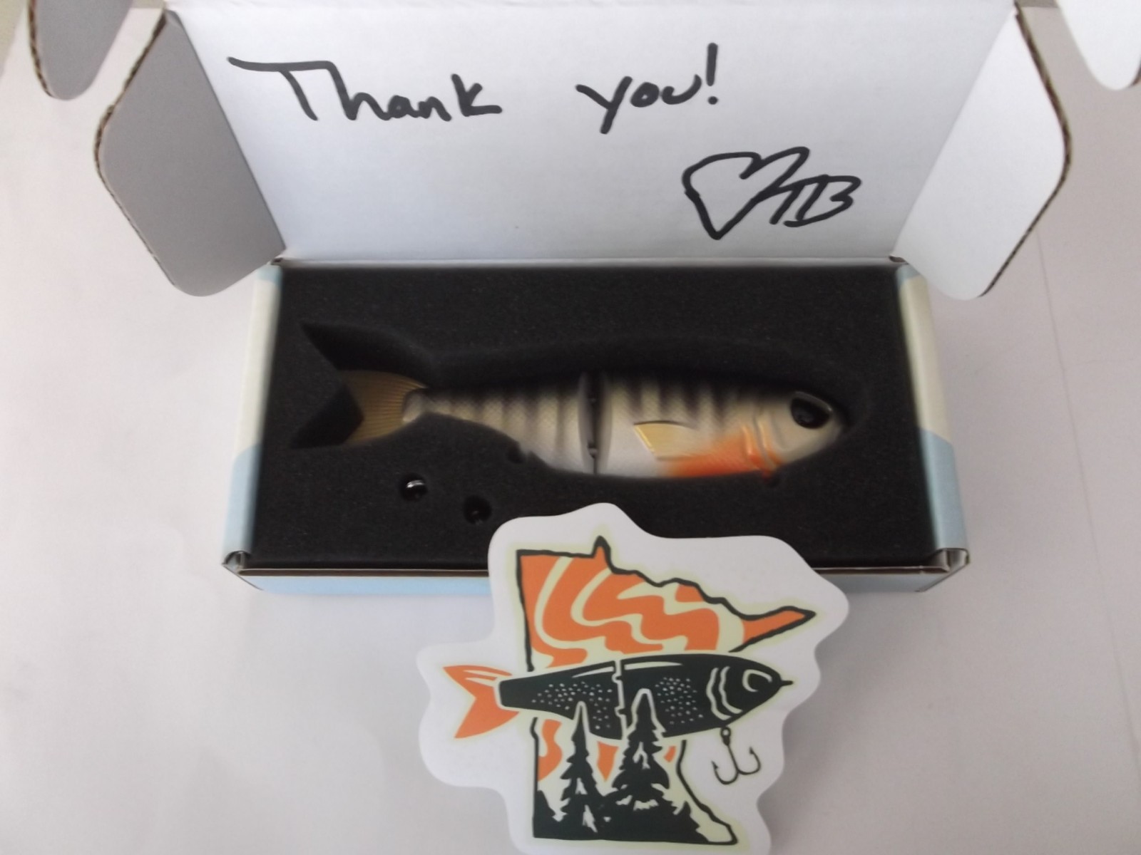 Throwback Baits Swimbait Co. Minne Glide Bait Flatline Dark Gill Limited - Image 7