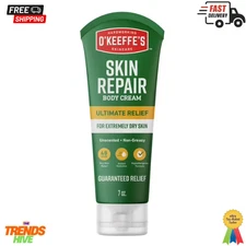 O’Keeffe’s Skin Repair Body Cream, Ultimate Relief, 48 Hour Moisture, Unscented,