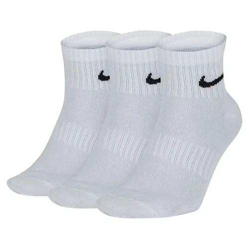 NIKE 6 X Sport Freizeit Socken Strümpfe 2X3er Pack SX7677, Farbe:Weiß