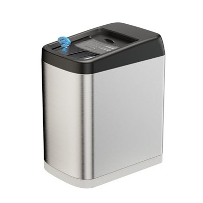 ELLO&ALLO 50 LITER 13 GALLON TOUCHLESS RECTANGULAR BRUSHED - Scratch & Dent