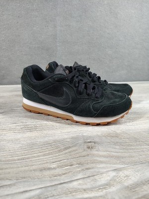 Nike Women's Size 5.5 MD Runner 2 Black White Gum Bottom 