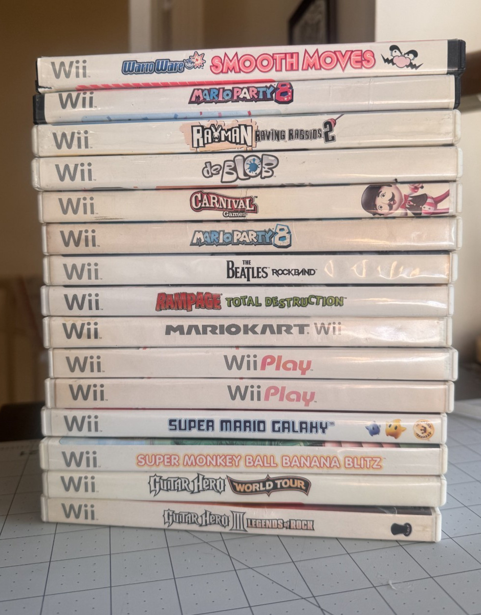 Nintendo Wii Game Lot, 16 Games - READ DESC & SEE PHOTOS - Mario Party Kart