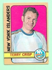 (1) TERRY CRISP 1972-73 O-PEE-CHEE # 88 ISLANDERS 2ND YEAR VG CARD (M8139)