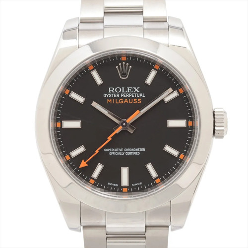 Rolex Milgauss 116400 SS SS AT black dial